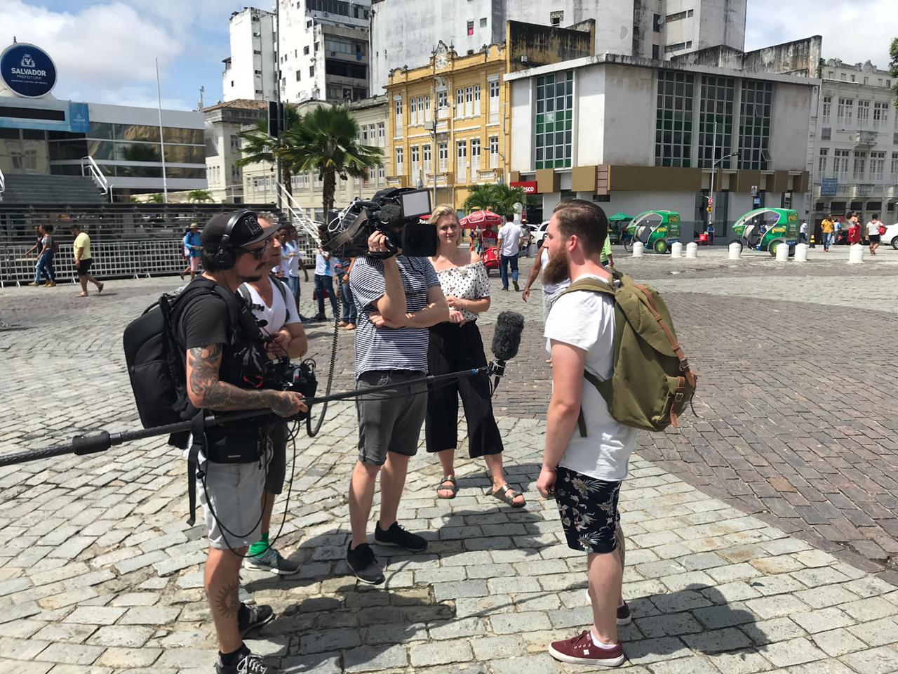 Dreharbeiten in Salvador Bahia Brasilien TV Kino Video - Betreuung vor Ort.